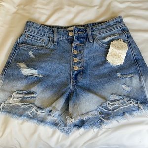 Altar’d state jean shorts, high rise